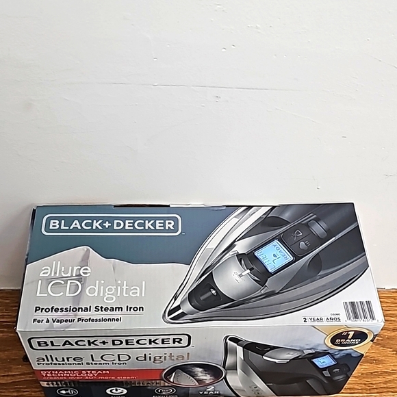BLACK AND DECKER ALLURE LCD DIGITAL PROFESIONAL STEAM IRON - Picture 2 of 3